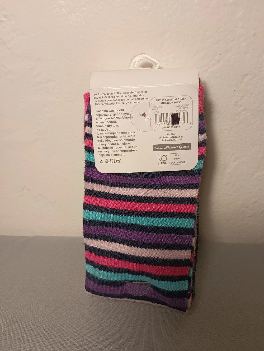 Wonder Nation Girls' Knee High Socks